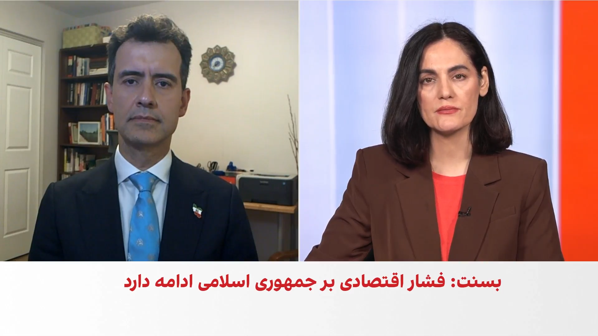 بورگان نظامی: اقتصاد ایران وارد دوران سقوط شده است