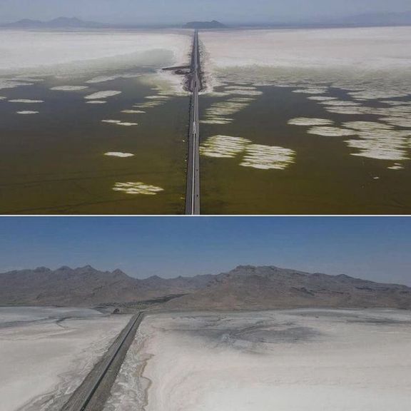 دریاچه ارومیه در مرداد ۱۴۰۲ و مقایسه آن با گذشته