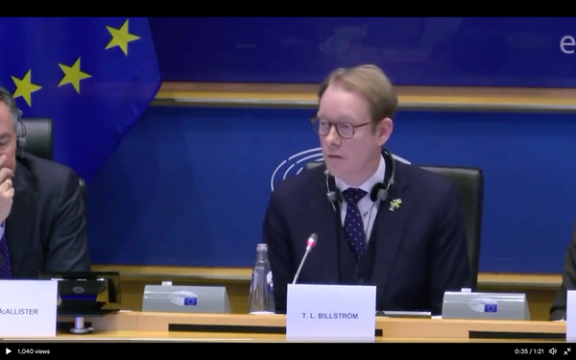 وزیر خارجه سوئد: نمیتوان سپاه را صرفا به دلیل اقداماتش در ایران در فهرست تروریسم قرار داد