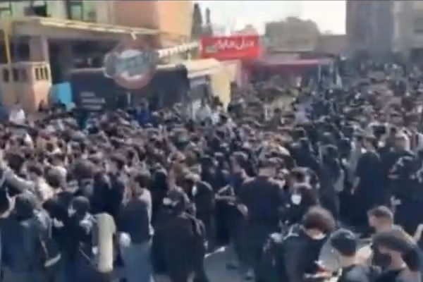 University students in Iran hold protest on campus