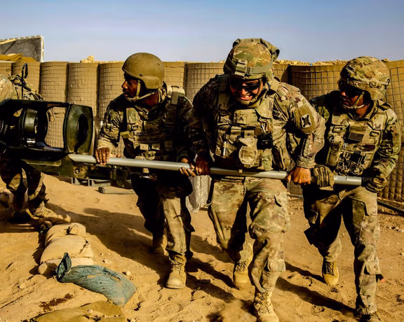 US troops in Syria in June 2021