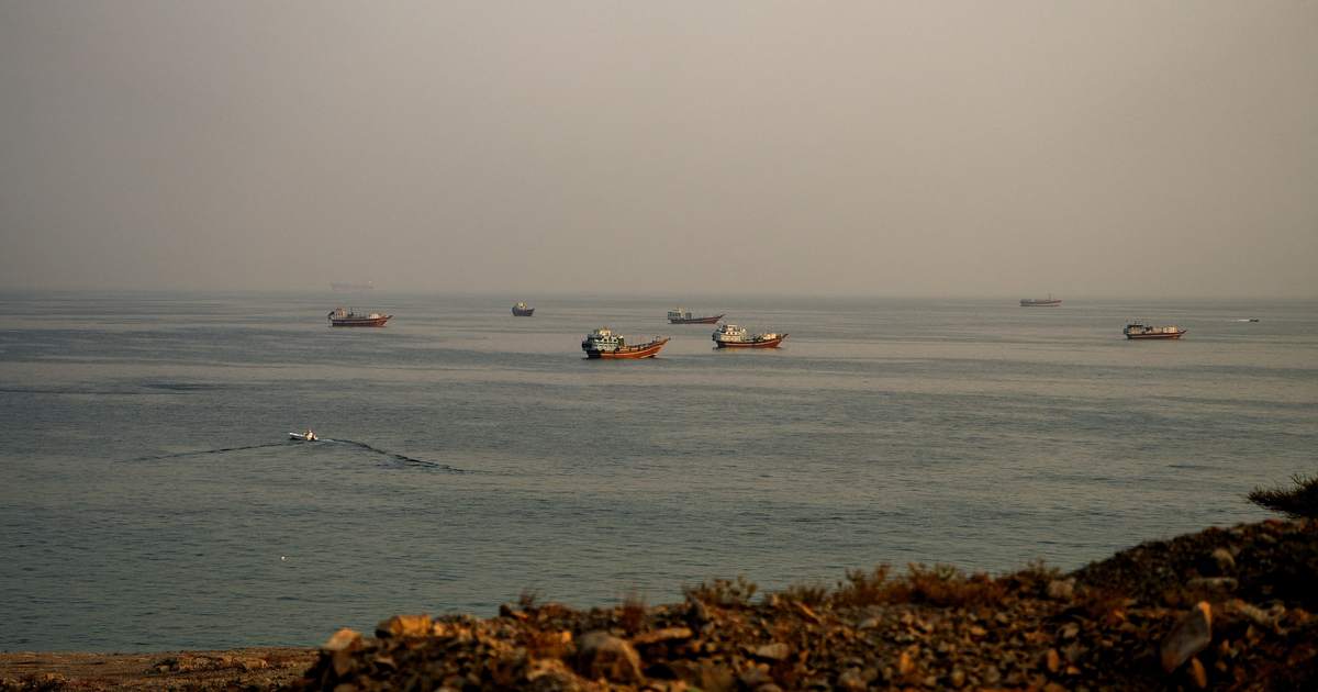 Photo: Iran International Vessels at the Strait of Hormuz, as seen from Musandam, Oman, October, 2026