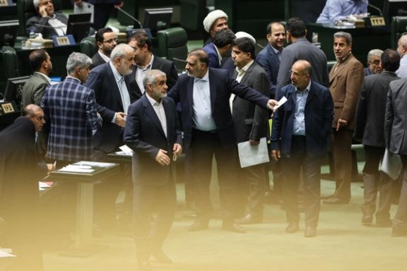 Lawmakers during a parliament session on September 2, 2025