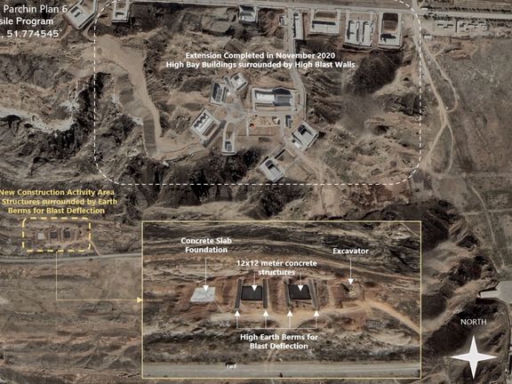 اینتللب: ایران درحال ساخت ۴ سازه جدید برای شکست انفجار در مجتمع نظامی پارچین است