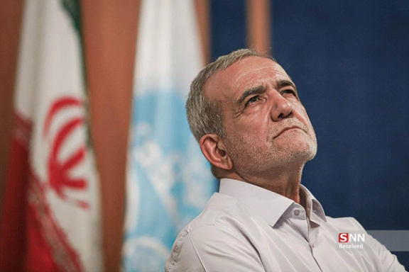 Iran's President Masoud Pezeshkian