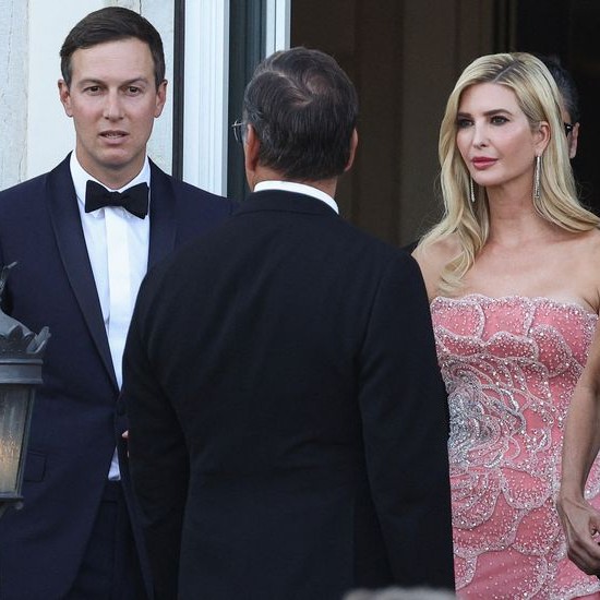 Jared Kushner and Ivanka Trump attend the wedding of billionaire Jeff Bezos and Lauren Sánchez in Venice.