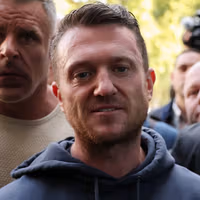 British activist Tommy Robinson pledges to burn Khamenei's image