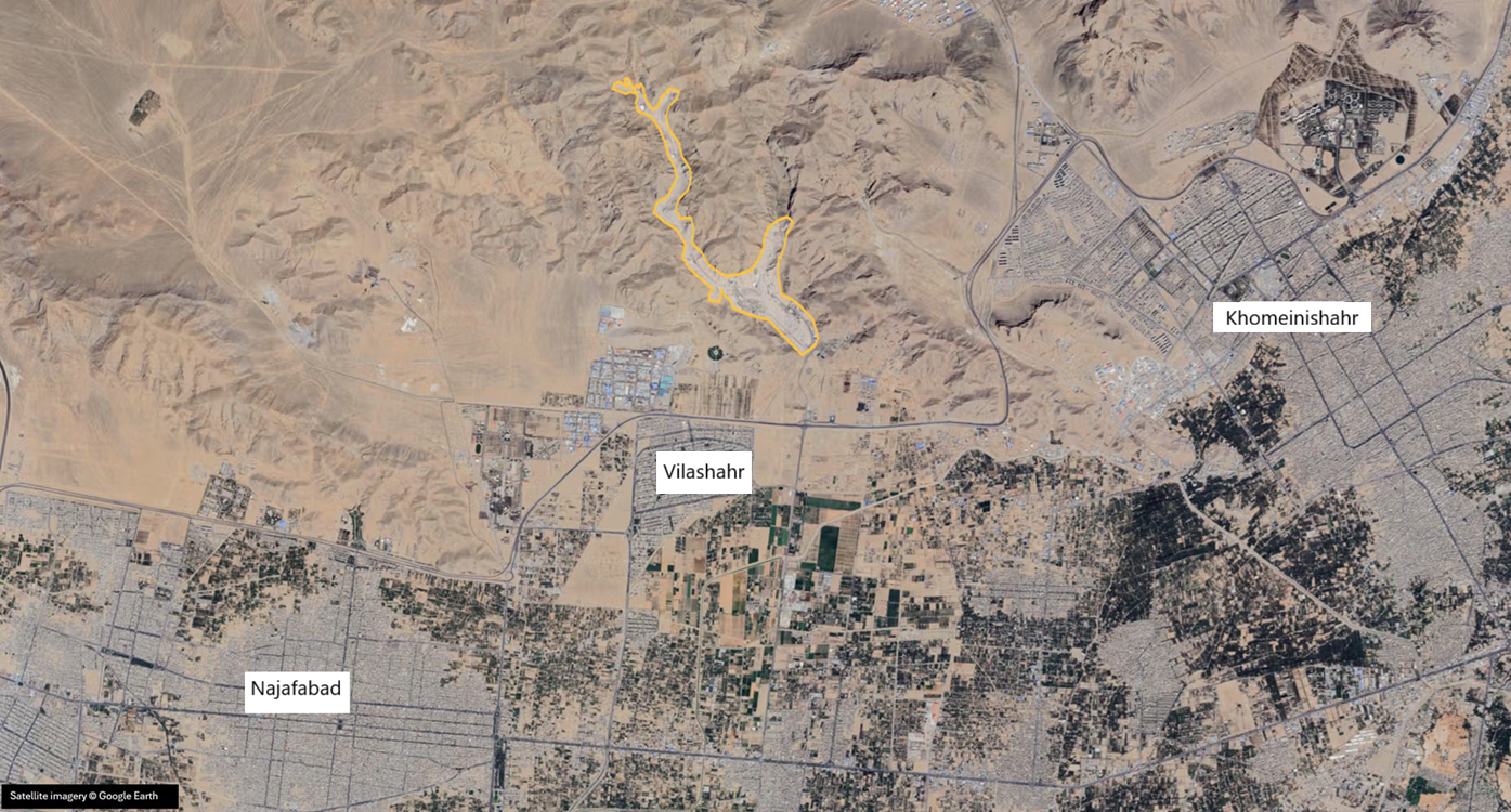 Inside the Iranian missile base hit by Israel near Najafabad