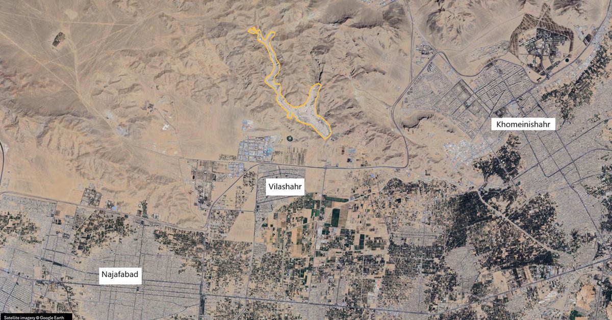 Inside the Iranian missile base hit by Israel near Najafabad