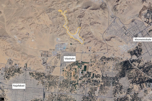 Inside the Iranian missile base hit by Israel near Najafabad
