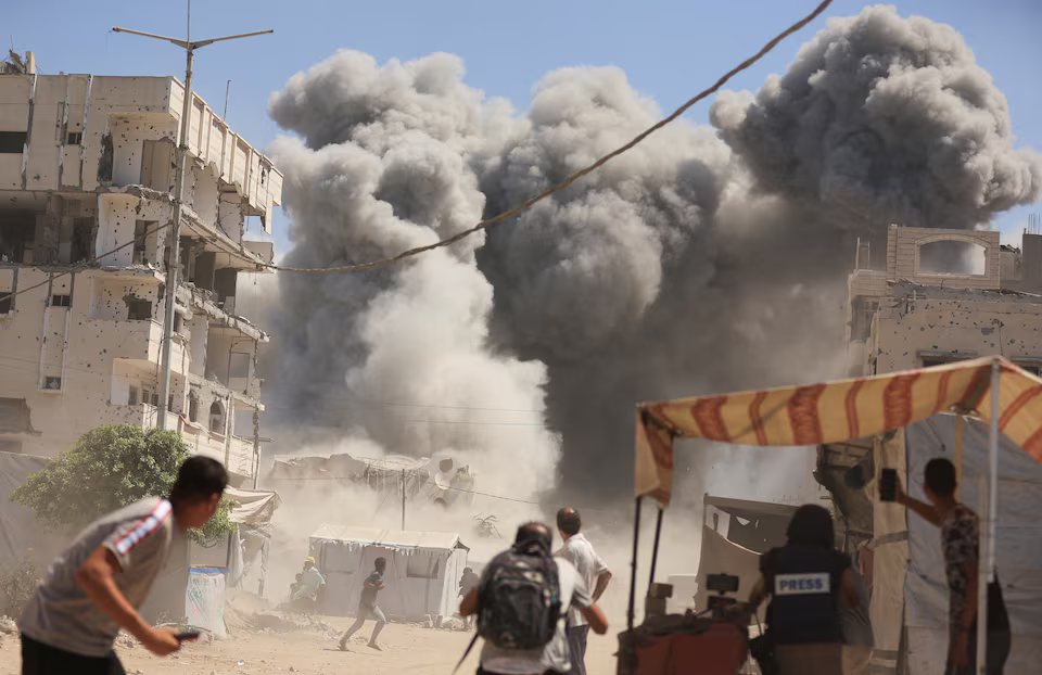 هم‌زمان با سفر روبیو به اسرائیل، بمباران غزه شدت گرفته است