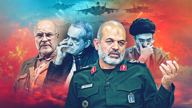 دومین مرحله کودتای نرم سپاه؛ کنار گذاشتن پزشکیان، فرمان نظام در دست احمد وحیدی و قالیباف