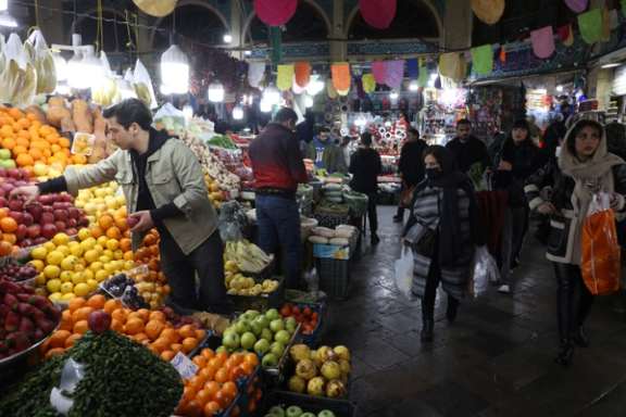 People walk in the Tajrish Bazaar during the month of Ramadan in Tehran, Iran, March 11, 2024.