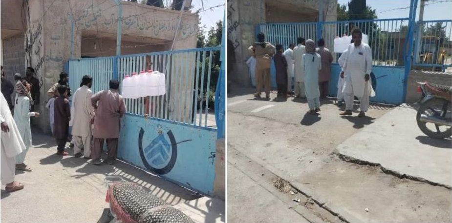 ساکنان منطقه اسلام‌آباد خاش در اعتراض به قطع ۹ روزه آب لوله‌کشی تجمع کردند