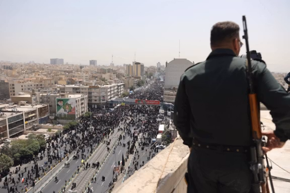 Iran holds funeral for commanders, scientists killed in war with Israel