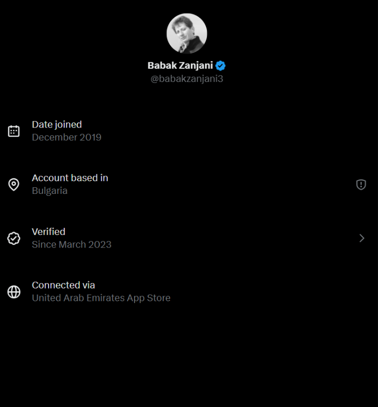 نمایش موقعیت مکانی بلغارستان عمدتا به معنی استفاده کاربر از اینترنت استارلینک است. 