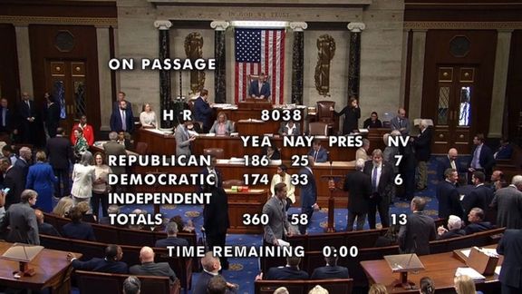 US House passing Mahsa Act