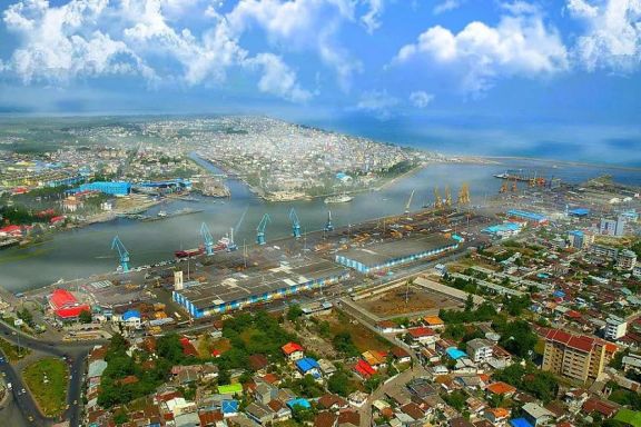 Iran's Anzali port on the Caspian Sea
