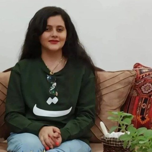 Twenty-two-year-old Mahsa Amini, who died in custody of hijab enforcement patrols