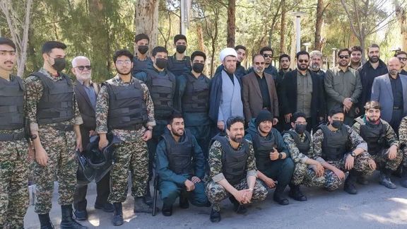 حضور فرمانده سپاه و دادستان قم به همراه ماموران بسیج در پارکها همزمان با محدودیتها