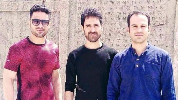 The Afkari brothers before their ordeal, with Navid on the left.