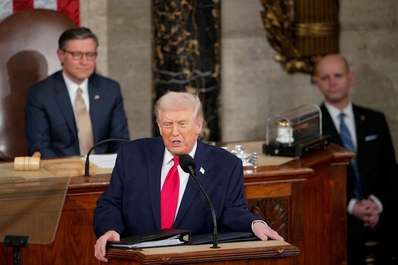 ترامپ سخنرانی سالانه در کنگره آمریکا: اجازه نخواهم داد رژیم ایران به سلاح هسته‌ای دست یابد