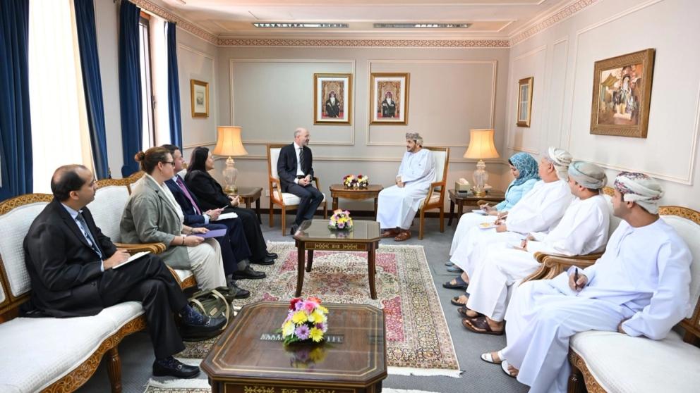 US special envoy for Iran Rob Malley meeting Omani officials on Feb. 15, 2023