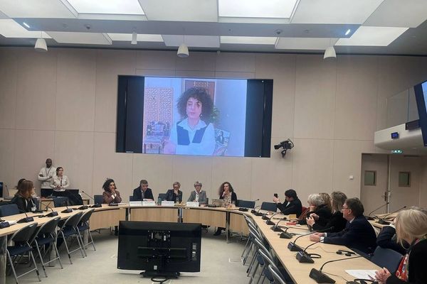 نرجس محمدي لمجلس الشيوخ الفرنسي: النظام الإيراني غير قابل للإصلاح ويجب تغييره