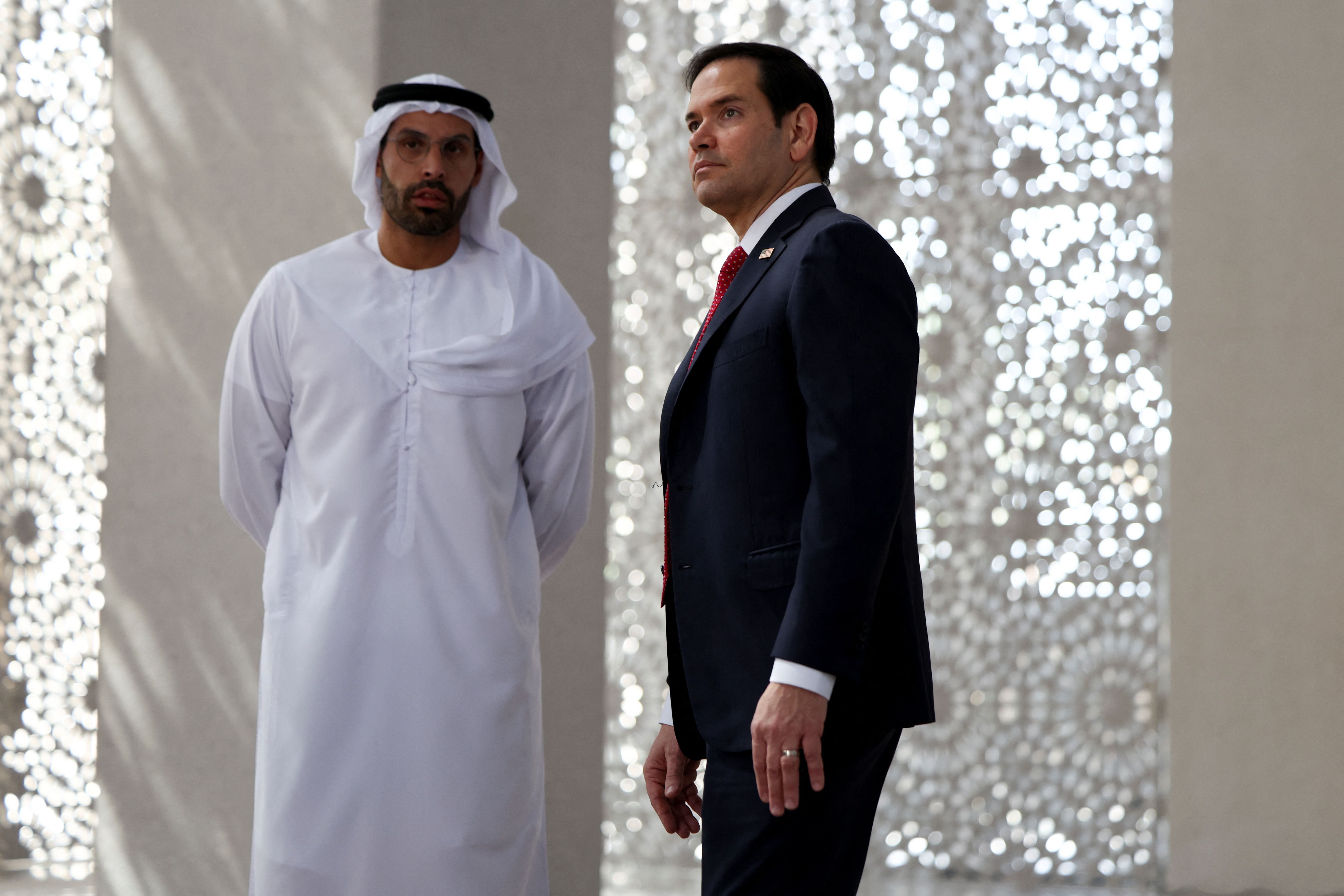 وزیر خارجه آمریکا در امارات؛ فرانسه: روبیو گفت که هدف آمریکا صلح پایدار در اوکراین است