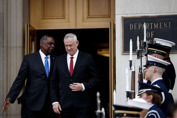 Israeli Defense Minister Benny Gantz and US Secretary of Defense. June 3, 2021