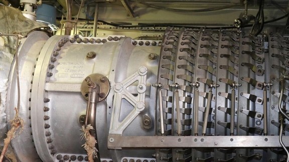 An Iranian-made turbine