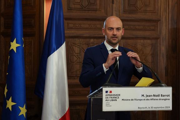 ژان نوئل بارو، وزیر امور خارجه فرانسه