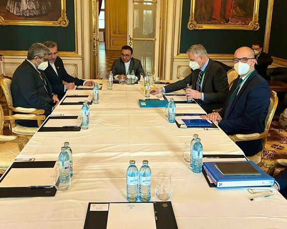European diplomats meeting with Iran's chief negotiator in Vienna. December 30, 2021