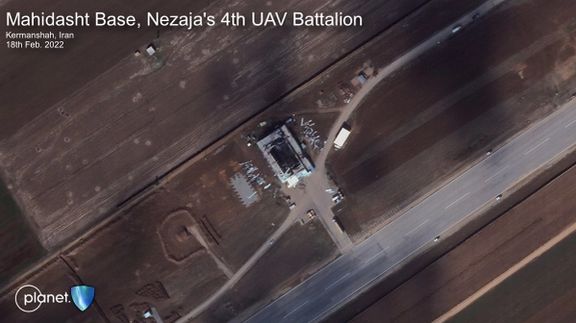 انتشار تصویری از میزان خسارت «آتشسوزی» در مقر سپاه پاسداران در ماهیدشت کرمانشاه