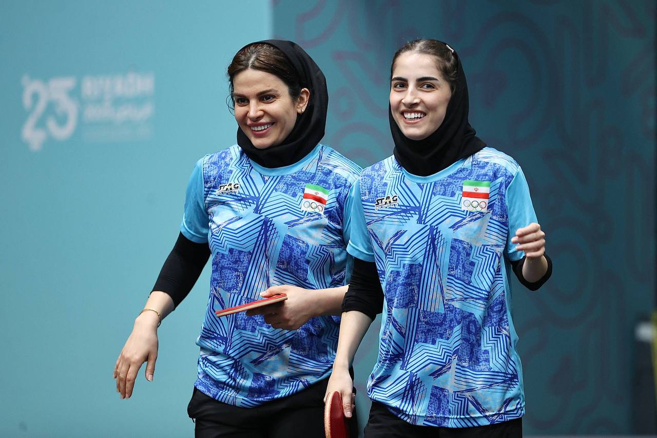 تیم دو نفره تنیس روی میز زنان ایران قهرمان بازی‌های کشورهای اسلامی شد