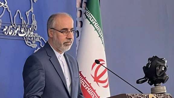 Nasser Kanaani, spokesperson of Iran's foreign ministry