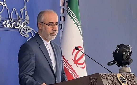 Iran’s Foreign Ministry spokesman Nasser Kanaani (file photo)