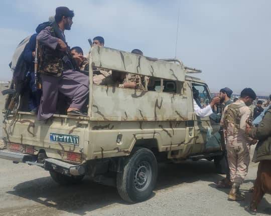 Photo of Iranian border guards arrested by Taliban (April 2024)