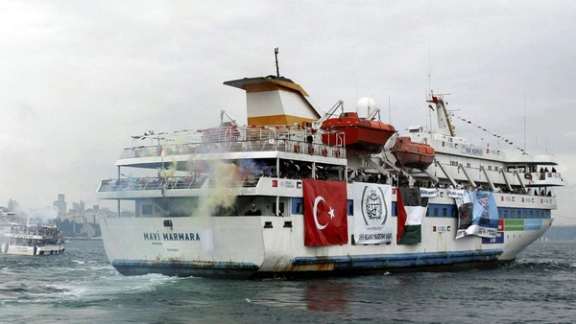 The Mavi Marmara was the lead ship in a six-vessel aid flotilla that were boarded in international waters, about 130km (80 miles) from the Israeli coast in 2010.