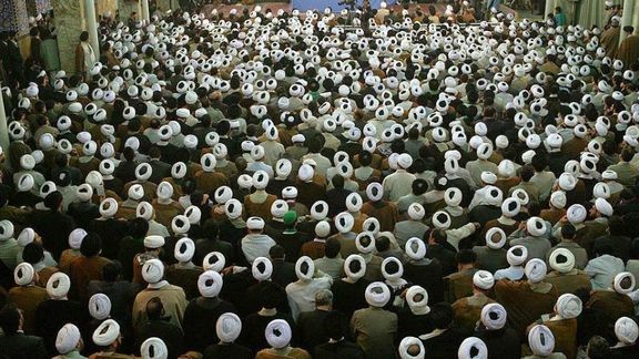 A large gathering of Iranian clerics. Undated