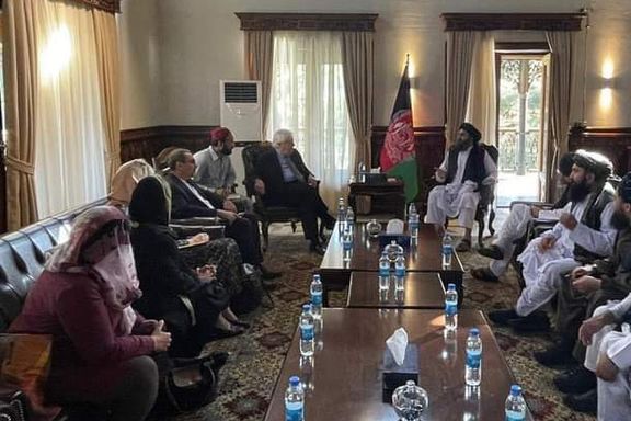 The Taliban used the Afghan flag in an official meeting