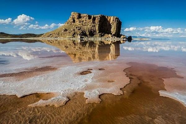 Drought and bad policy turn Iran’s largest lake into a salt desert