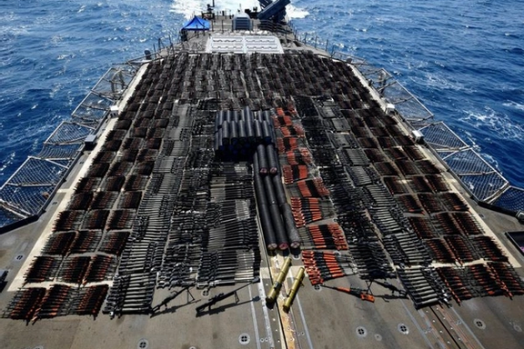 آسوشیتدپرس به نقل از منابع آمریکایی:محموله اسلحه کشف شده در دریای عرب متعلق به ایران است