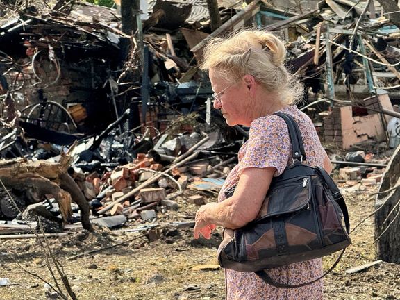 ویرانههای به جا مانده از حمله روسیه به خارکیف، شمال شرقی اوکراین، سوم تیر