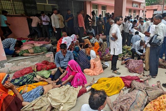 ازدحام جمعیت در مراسم مذهبی هندوها جان دستکم ۱۲۱ نفر را گرفت