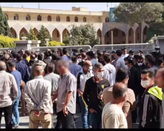 تجمع اعتراضی کارگران ذوبآهن اصفهان در هشتم آبان