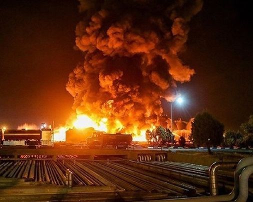 علت آتشسوزی پالایشگاه پترو پارس شوشتر احتمالا انسانی بود و ۷۰ درصد تجهیزات از بین رفت