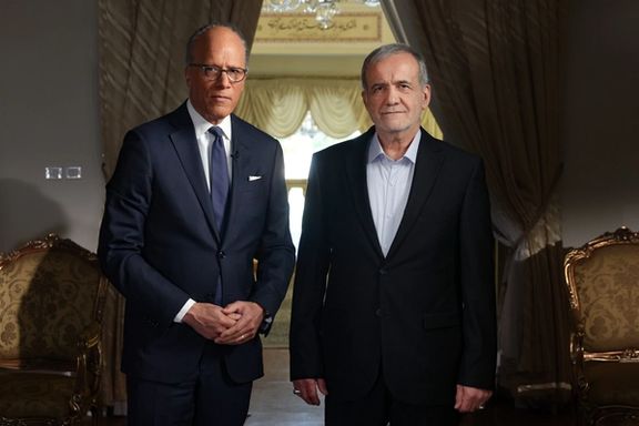 مصاحبه پزشکیان با شبکه انبیسی