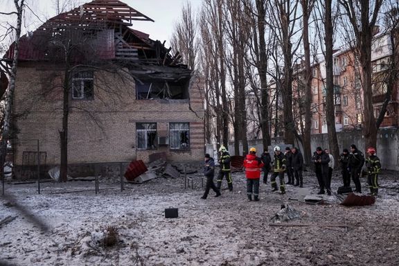 The result of an attack by Russia using Iranian drones in Kyiv. December 14, 2022