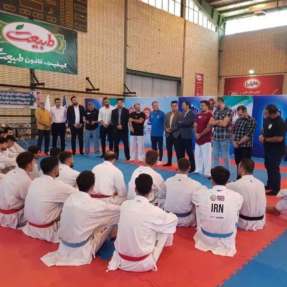 برگزاری اردوی تیم ملی کاراته در کارخانه بستنی و لبنیاتی میهن